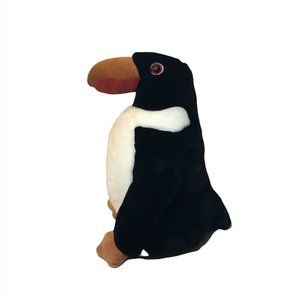 Vintage Lemonwood Asia JUMBO Penguin Plush Realistic Stuffed Animal 16" RARE !!